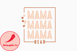 mama, mother day png, mother day png bear design 402