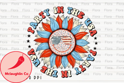 party in the usa smiley 4th of july png design 09