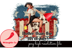 hotter than the 4th of july png cowgirl design 14