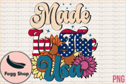 Retro PNG Made in the USA Design 151