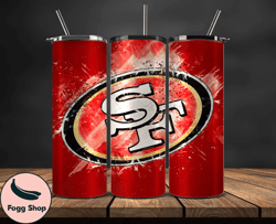 san francisco 49ersnfl tumbler wrap, nfl teams, nfl logo tumbler png, nfl design png design 15