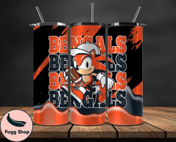 cincinnati bengals tumbler wraps, sonic tumbler wraps, ,nfl png,nfl teams, nfl sports, nfl design png design 03