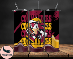 washington commanders tumbler wraps, sonic tumbler wraps, ,nfl png,nfl teams, nfl sports, nfl design png design 12