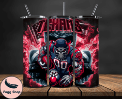 houston texans fire tumbler wraps, ,nfl png,nfl teams, nfl sports, nfl design png design 13