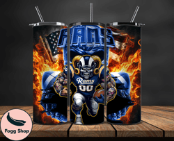 los angeles rams fire tumbler wraps, ,nfl png,nfl teams, nfl sports, nfl design png design 19