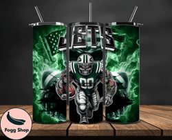 new york jets fire tumbler wraps, ,nfl png,nfl teams, nfl sports, nfl design png design 25