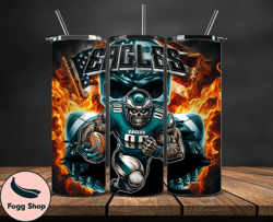 philadelphia eagles fire tumbler wraps, ,nfl png,nfl teams, nfl sports, nfl design png design 26