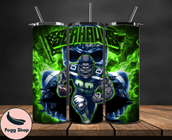 seattle seahawks fire tumbler wraps, ,nfl png,nfl teams, nfl sports, nfl design png design 29