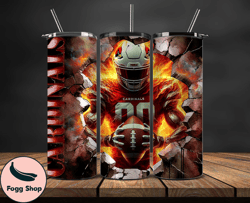 arizona cardinals cracked holetumbler wraps, , nfl logo,, nfl sports, nfl design png  08