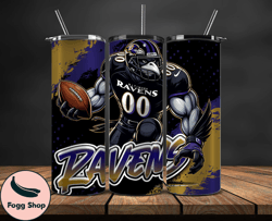 baltimore ravens tumbler wrap, nfl teams,nfl logo football, logo tumbler png design 03