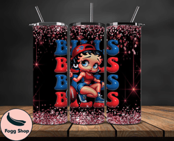 buffalo bills tumbler wraps, nfl teams, betty boop tumbler, betty boop wrap, logo nfl png, tumbler design 04