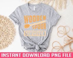 wooden spoon survivor 6 png files for sublimation