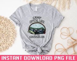 camp crystal lake counselor png files for sublimation