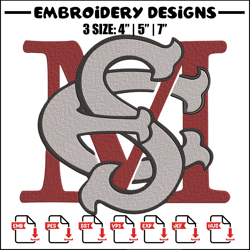 maryland eastern logo embroidery design, ncaa embroidery, sport embroidery, logo sport embroidery,embroidery design