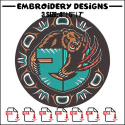 memphis grizzlies design embroidery design, nba embroidery,sport embroidery,embroidery design, logo sport embroidery