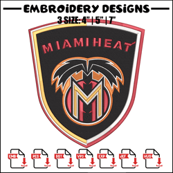 miami heat design embroidery design, nba embroidery, sport embroidery, embroidery design, logo sport embroidery