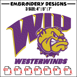 western illinois logo embroidery design, sport embroidery, logo sport embroidery, embroidery design,ncaa embroidery