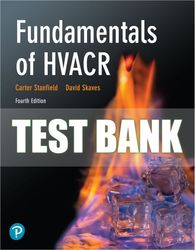 test bank for fundamentals of hvacr 4th edition