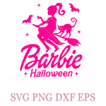 barbie halloween embroidery, barbie halloween embroidery, logo design, embroidery file, logo shirt, digital download.