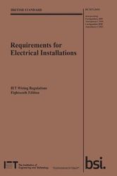 requirements for electrical installations, iet wiring regulations, eighteenth edition