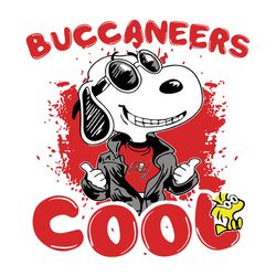 snoopy cool team tampa bay buccaneers nfl svg, tampa bay svg, football team svg, nfl svg, sport svg, digital download