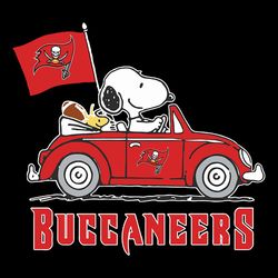 snoopy car fan tampa bay buccaneers nfl svg, tampa bay svg, football team svg, nfl svg, sport svg, digital download