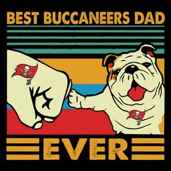 dad ever and dog fan tampa bay buccaneers nfl svg, tampa bay svg, football team svg, nfl svg, sport svg, cut file