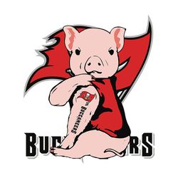 pig tattoo fan tampa bay buccaneers nfl svg, tampa bay svg, football team svg, nfl svg, sport svg, digital download