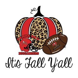 it fall y'all pumpkin tampa bay buccaneers nfl svg, tampa bay svg, football team svg, nfl svg, sport svg, cut file