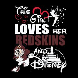 this girl loves washington redskins nfl svg, football team svg, nfl team svg, sport svg, digital download