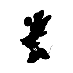 Minnie Mouse Silhouette Svg, Minnie Svg, Disney Svg, Disney Mickey Svg, Mickey Christmas Svg, Instant download-1
