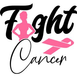 fight cancer svg, breast cancer svg, cancer svg, breast cancer awareness svg, breast cancer shirt, cut file