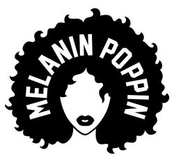 melanin poppin svg, black girl svg, afro woman svg file, afro woman svg, black girl clipart, digital download