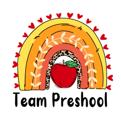 team preschool svg, back to school svg graphic design file, team preschool svg, preschool svg, digital download