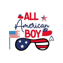 all american boy svg, 4th of july svg, happy 4th of july svg, digital download