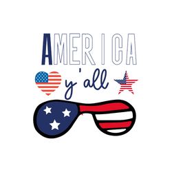 america yall svg, 4th of july svg, happy 4th of july svg, independence day svg, digital download