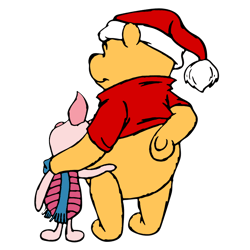 pooh and piglet svg, disney svg, christmas svg, pooh svg, honey pooh svg, piglet svg, christmas day svg,digital download