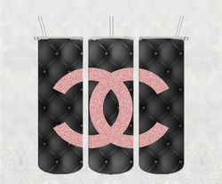 chanel tumbler png, chanel png, chanel tumbler wrap png, tumbler design, png file download-12