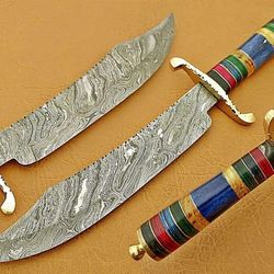 senken damascus steel .steel blade.