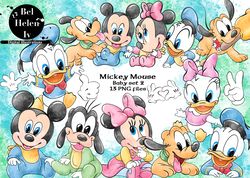 mickey mouse baby , watercolor clip art, mickey mouse baby clip art