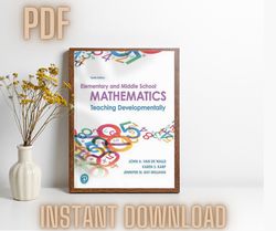 elementary and middle school mathematics: teaching developmentally 10th edition