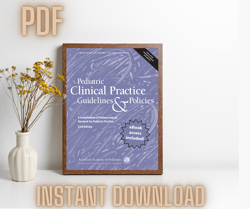 pediatric clinical practice guidelines & policies, 23rd edition paperback