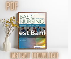 basic nursing thinking doing and caring 2nd edition treas test bank
