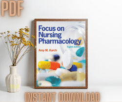 test bank for focus on nursing pharmacology 8th edition test bank