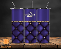 coach  tumbler wrap, coach tumbler png, coach logo, luxury tumbler wraps, logo fashion  design 58