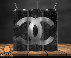 chanel  tumbler wrap, chanel tumbler png, chanel logo, luxury tumbler wraps, logo fashion  design 77