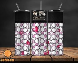 coach  tumbler wrap, coach tumbler png, coach logo, luxury tumbler wraps, logo fashion  design 132