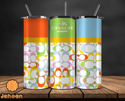 coach  tumbler wrap, coach tumbler png, coach logo, luxury tumbler wraps, logo fashion  design 147