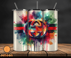 gucci tumbler wrap, gucci  tumbler png, gucci  logo, luxury tumbler wraps, logo fashion  design 158