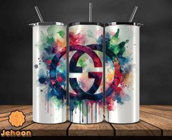 gucci tumbler wrap, gucci  tumbler png, gucci  logo, luxury tumbler wraps, logo fashion  design 172